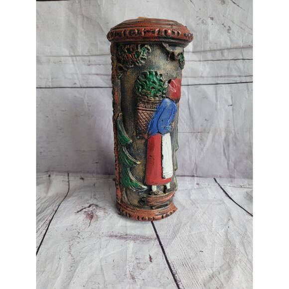 Vintage German 9" Eternal Candle Hand Carved by Gunter Kerzen, Schwatzwald READ - Picture 4 of 8